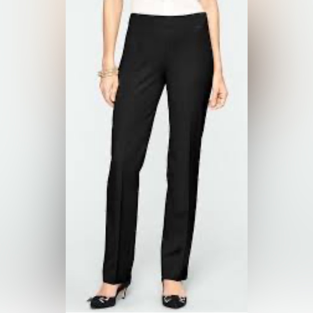 Talbots Heritage Trousers High Waist Barely Boot in Black